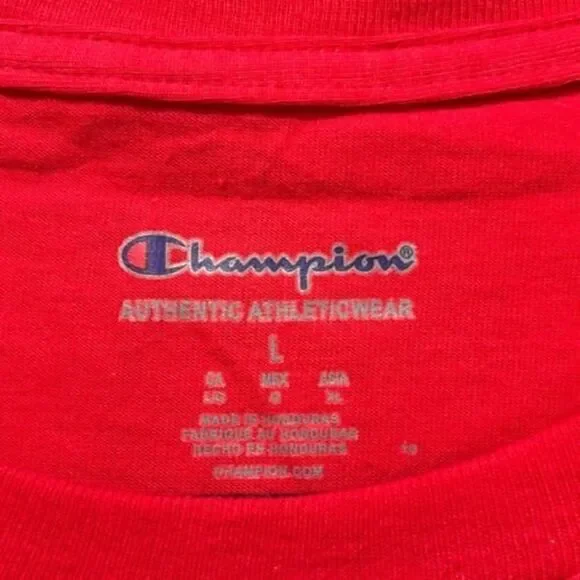Champion mens red muscle shirt tank top size L large NEW NWT - Picture 10 of 10